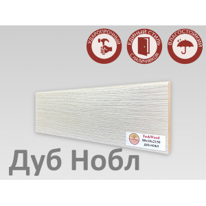 Плинтус МДФ Teckwood Дуб Нобл 80мм